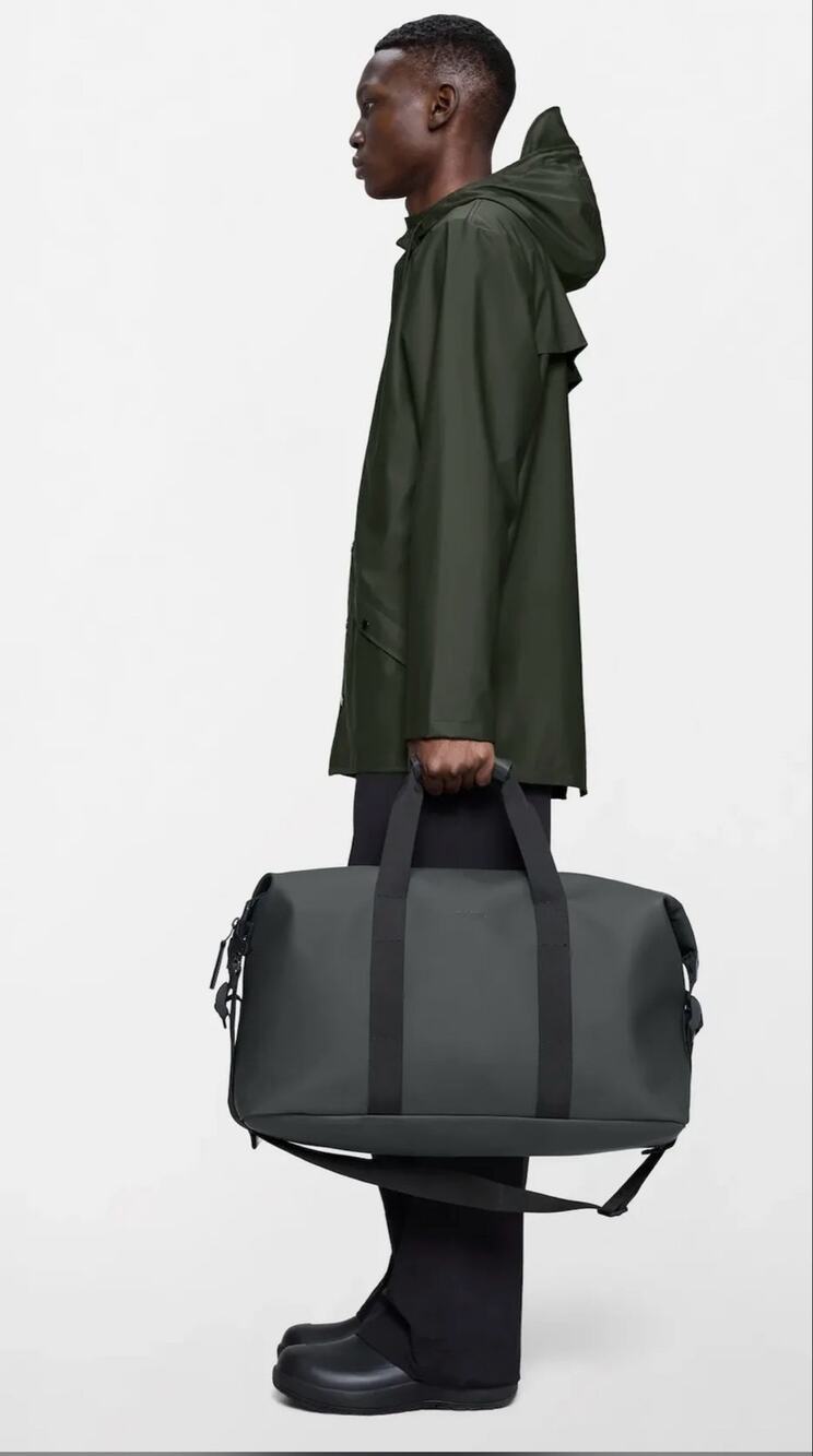 NEW Rains RAINS HILO WEEKEND BAG DARK GREY Unisex